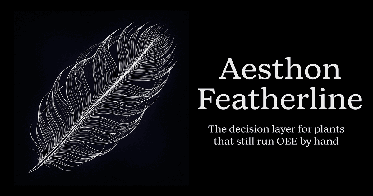 Aesthon Featherline — product banner