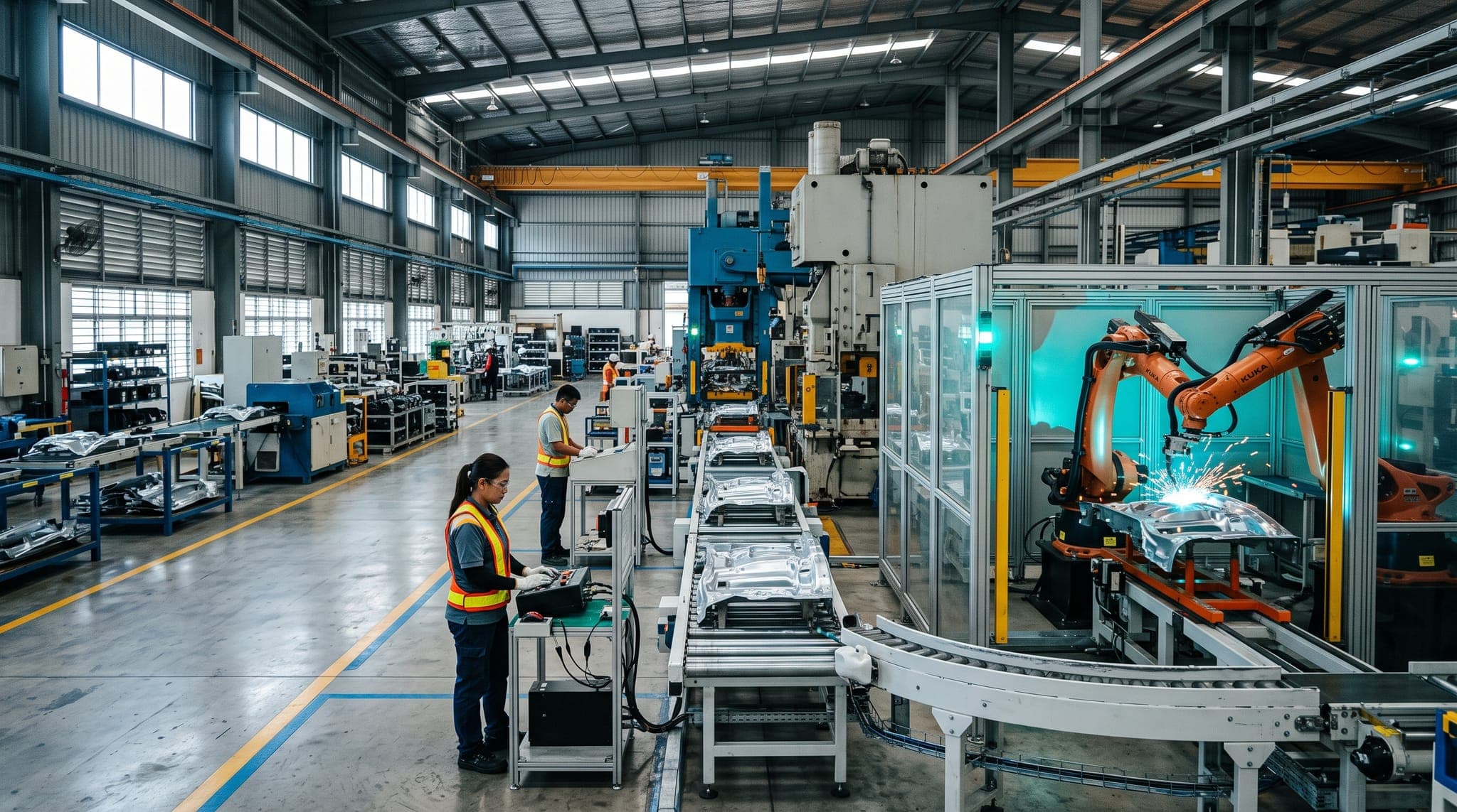 Automotive plant — stamping / assembly line
