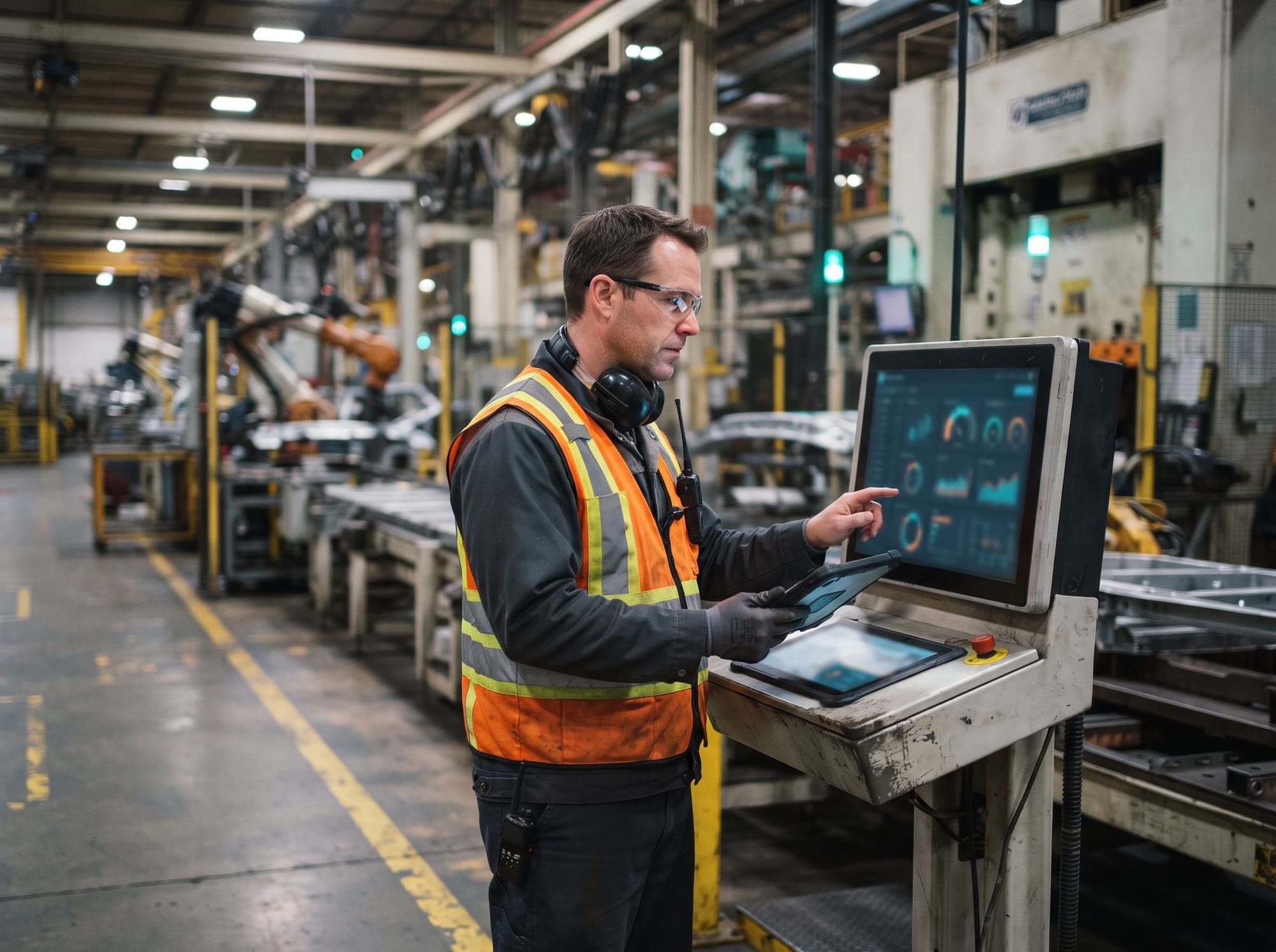 Plant floor — line-side OEE recovery in-shift